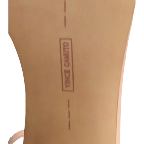 Vince Camuto Margry Nude Block Heel Sandals Size 10 - Picture 5 of 9